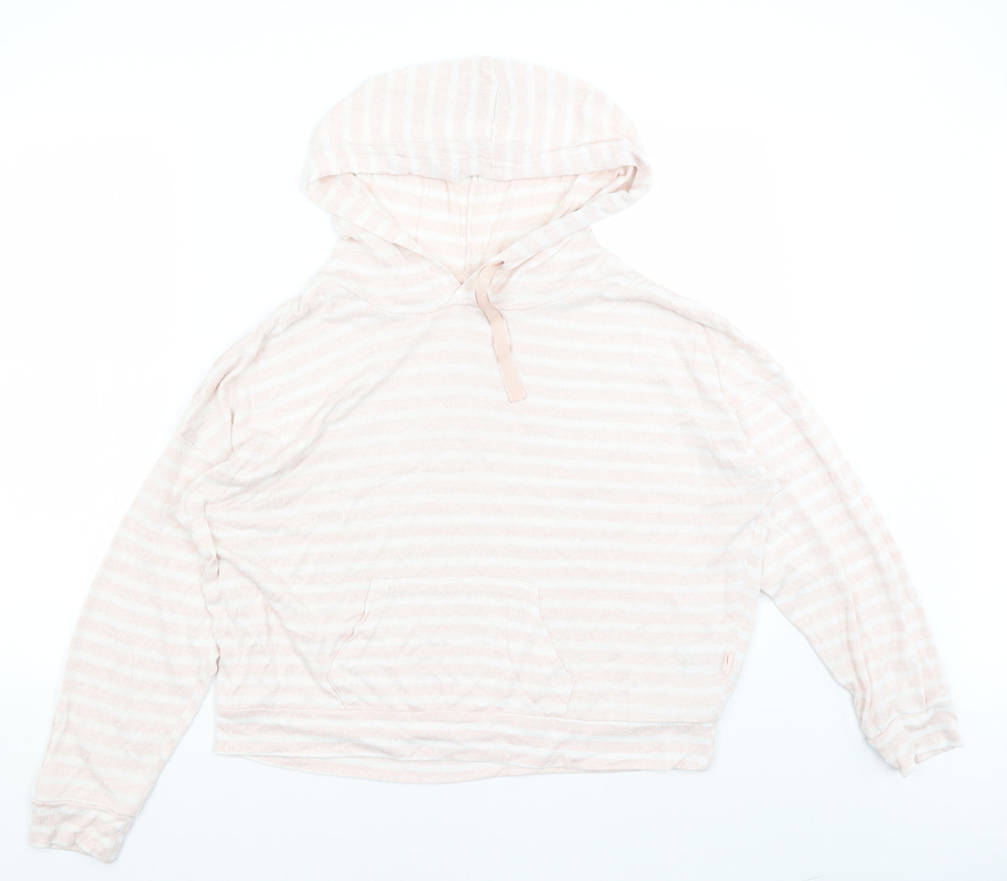 Primark Womens Pink Striped  Top Lounge Set Size L