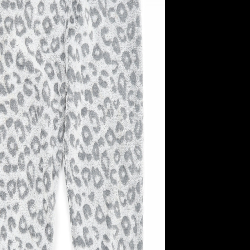 Primark Girls Grey Animal Print  Capri Pyjama Pants Size 12-13 Years