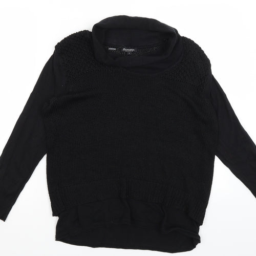Brandette Womens Black   Pullover Jumper Size L