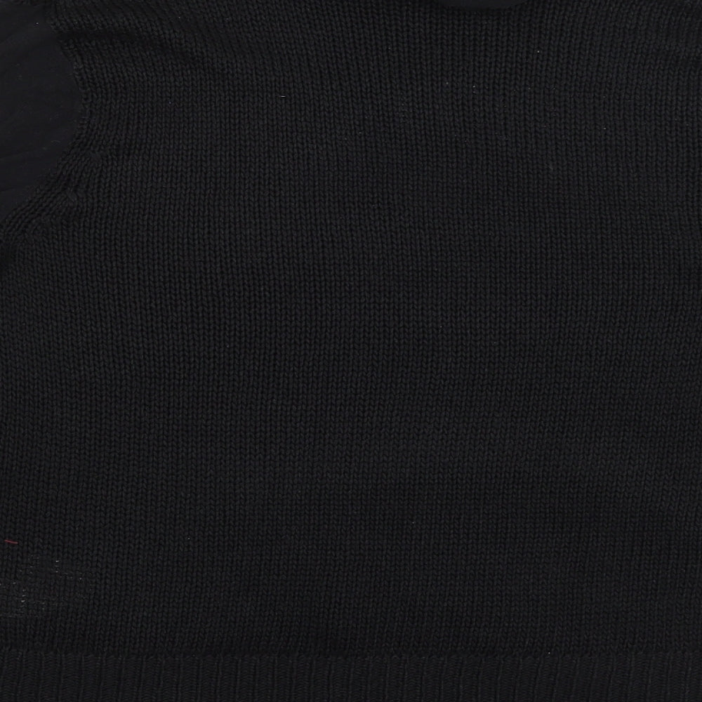 Brandette Womens Black   Pullover Jumper Size L