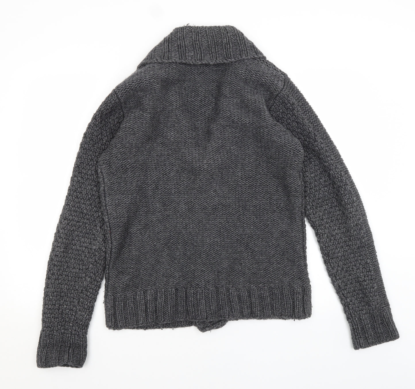 H&M Mens Grey   Cardigan Jumper Size M