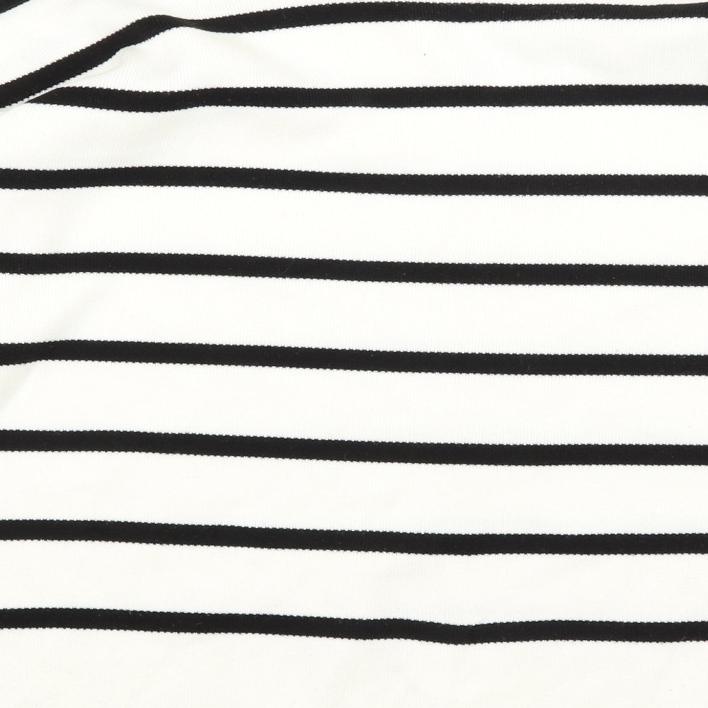 New Look Mens Ivory Striped  Pullover Jumper Size S