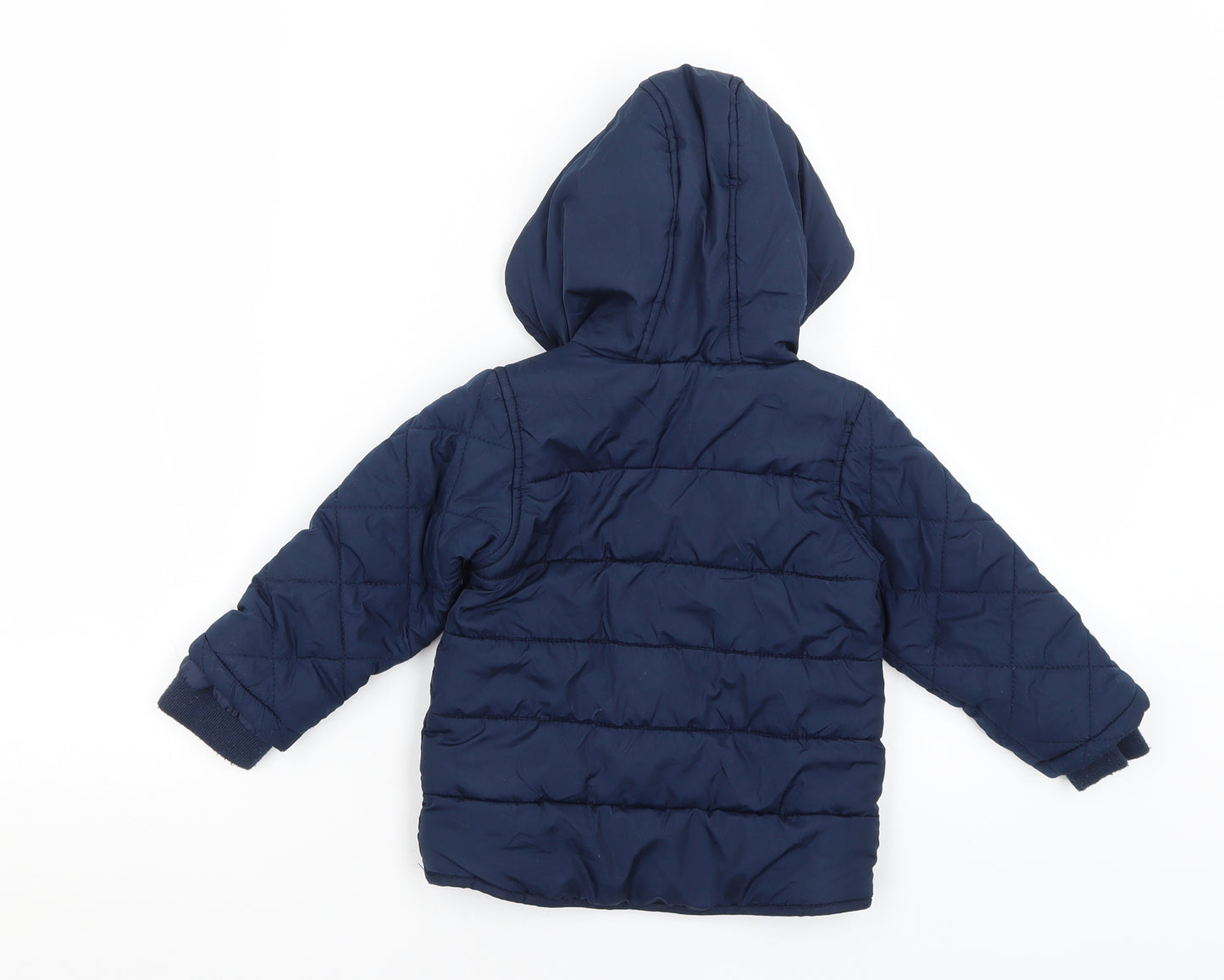 George Baby Blue   Quilted Coat Size 12-18 Months