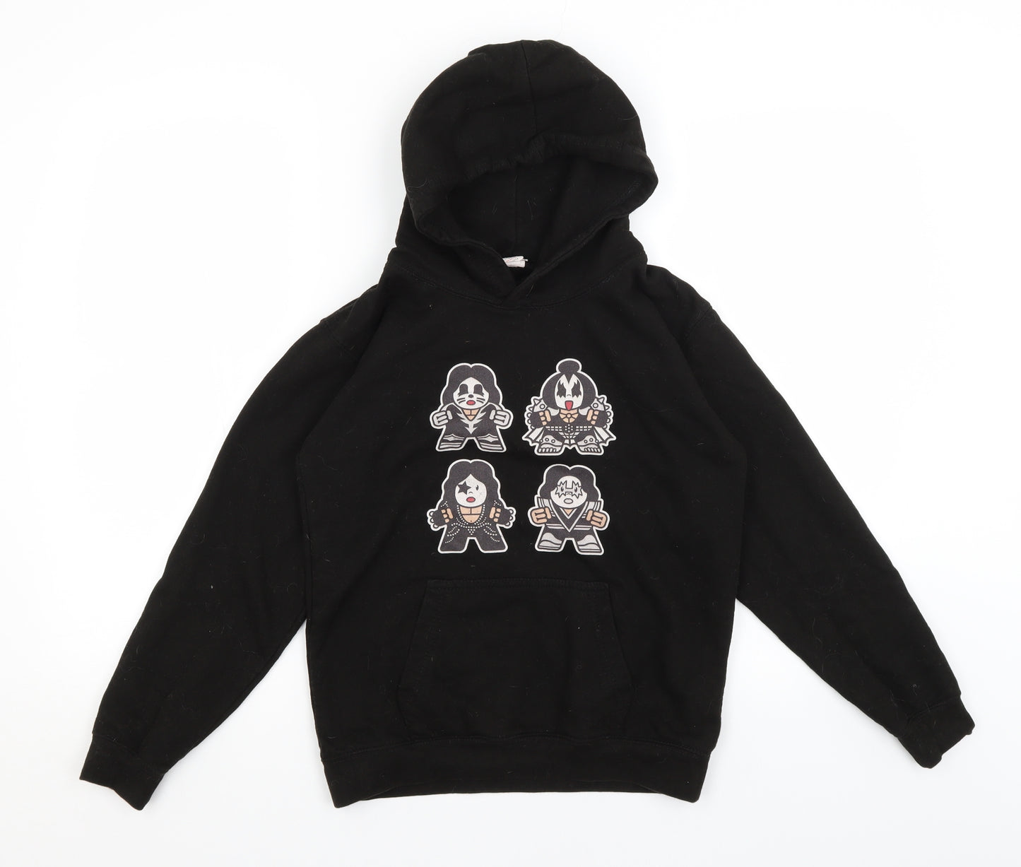 AWD Boys Black   Pullover Hoodie Size 12-13 Years  - Kiss