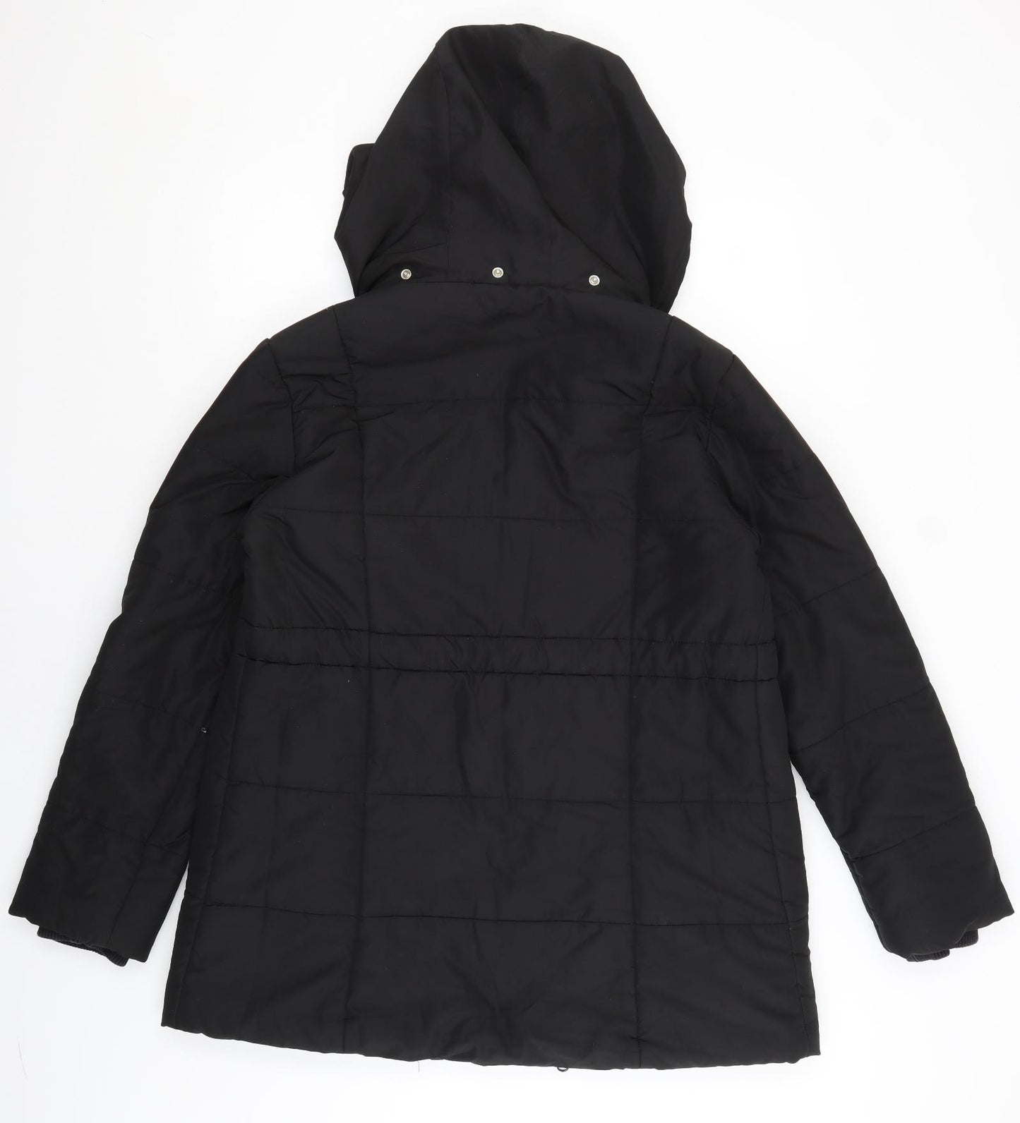 JoJo Maman Bébé Womens Black   Puffer Jacket Coat Size 12