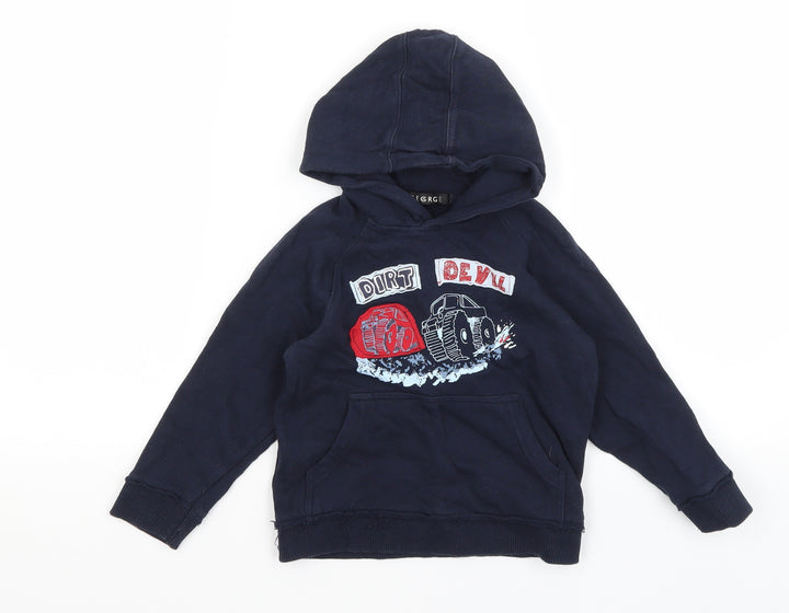 George Boys Blue   Pullover Hoodie Size 2-3 Years  - Dirt Devil