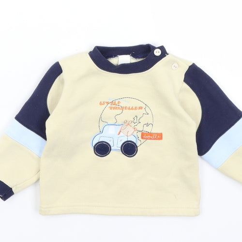 Baby Ma Baby Beige   Pullover Jumper Size 6-9 Months  - Little Traveler
