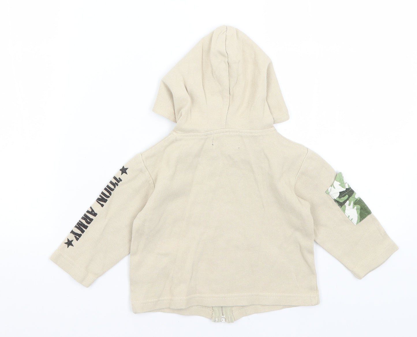 Newcastle United Baby Beige   Full Zip Jumper Size 12-18 Months