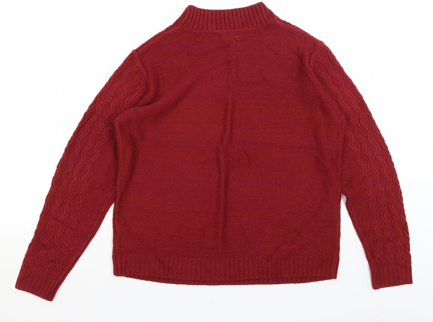Papaya Womens Red   Pullover Jumper Size L