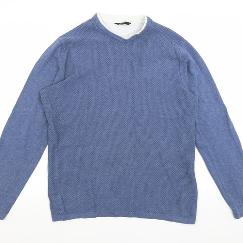 George Mens Blue   Pullover Jumper Size S