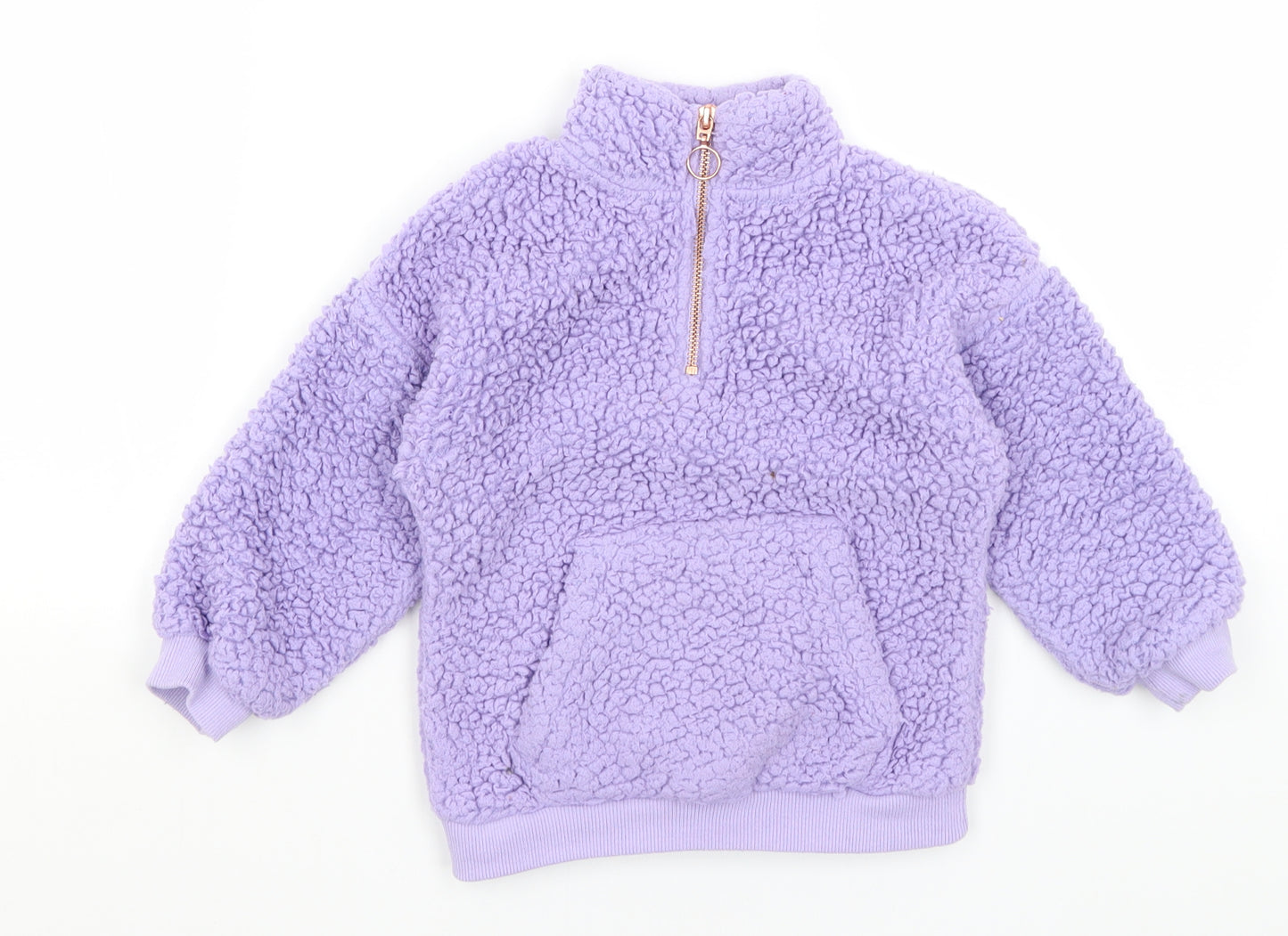 TU Girls Purple   Pullover Jumper Size 4 Years