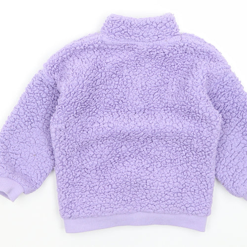 TU Girls Purple   Pullover Jumper Size 4 Years