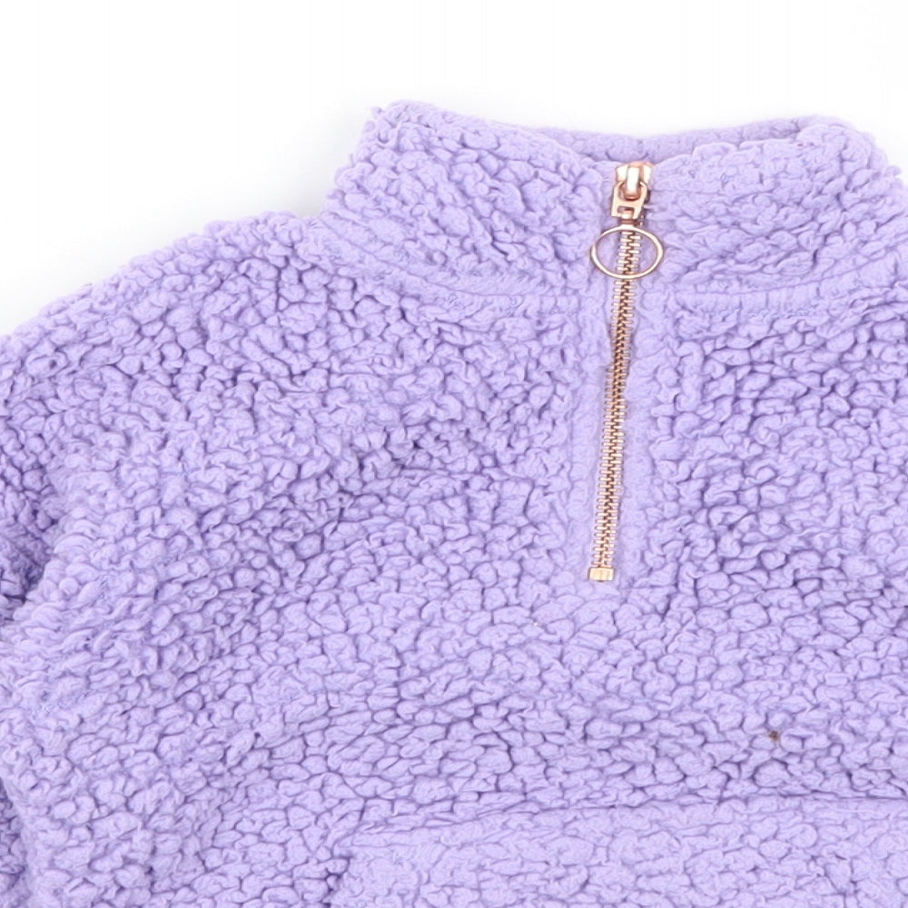TU Girls Purple   Pullover Jumper Size 4 Years