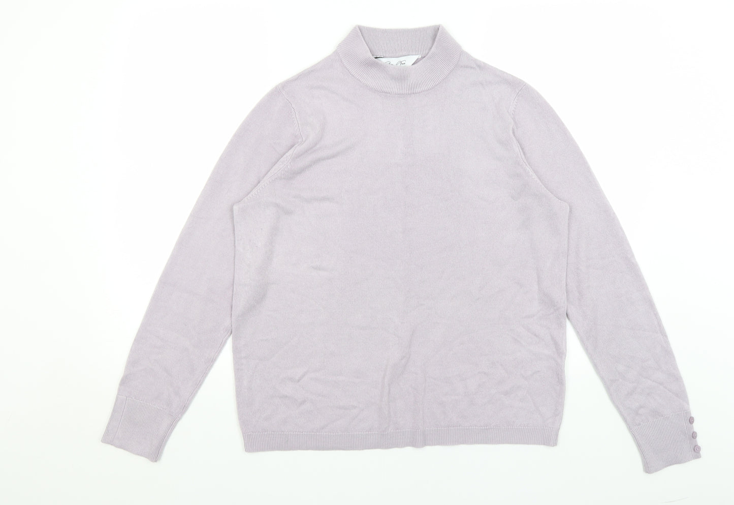Plum Tree Womens Purple   Pullover Jumper Size L
