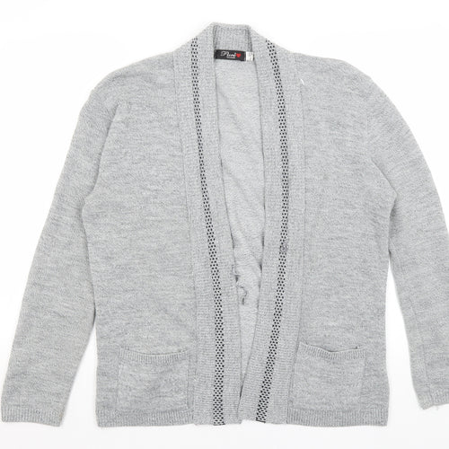 Pure Fashion Womens Grey   Shrug Jumper Size L