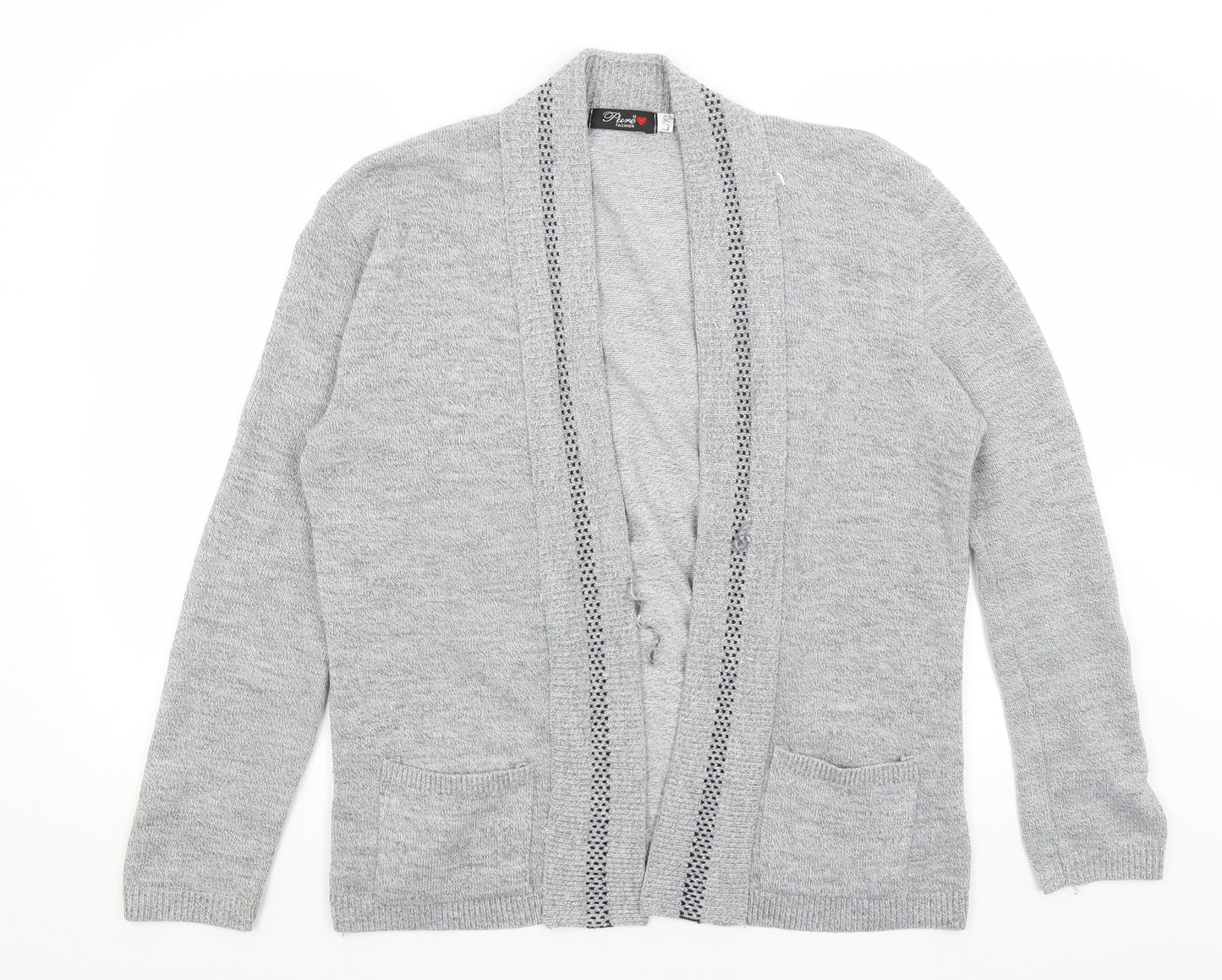 Pure Fashion Womens Grey   Shrug Jumper Size L