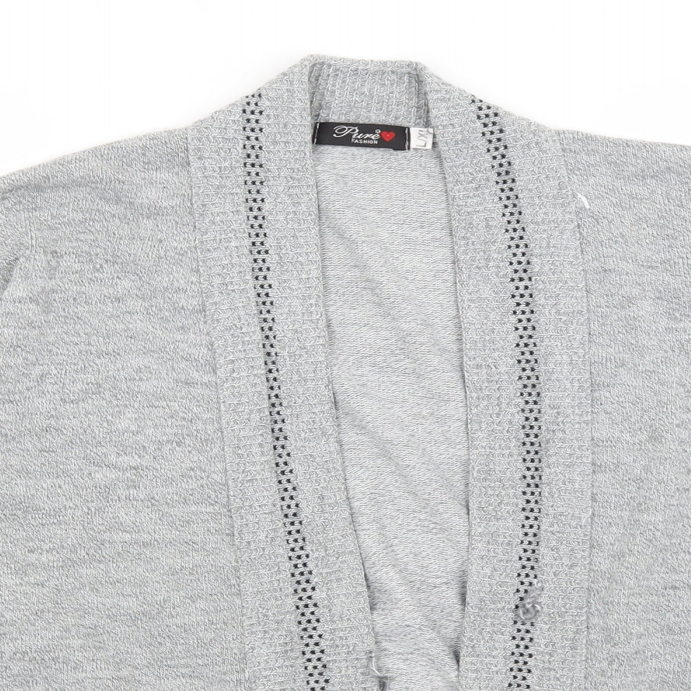 Pure Fashion Womens Grey   Shrug Jumper Size L