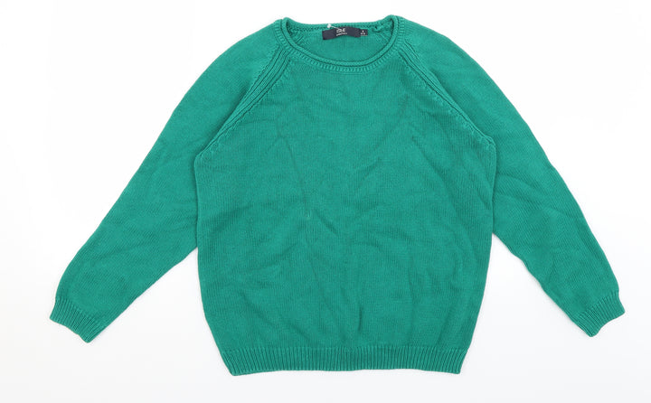 Isle Womens Green Pullover Jumper Size S
