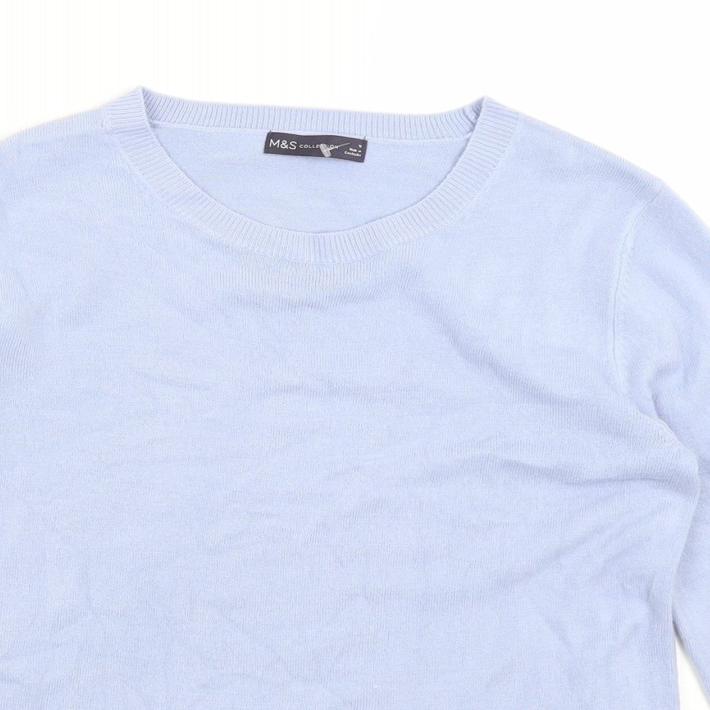 M&S Womens Blue   Pullover Jumper Size 12
