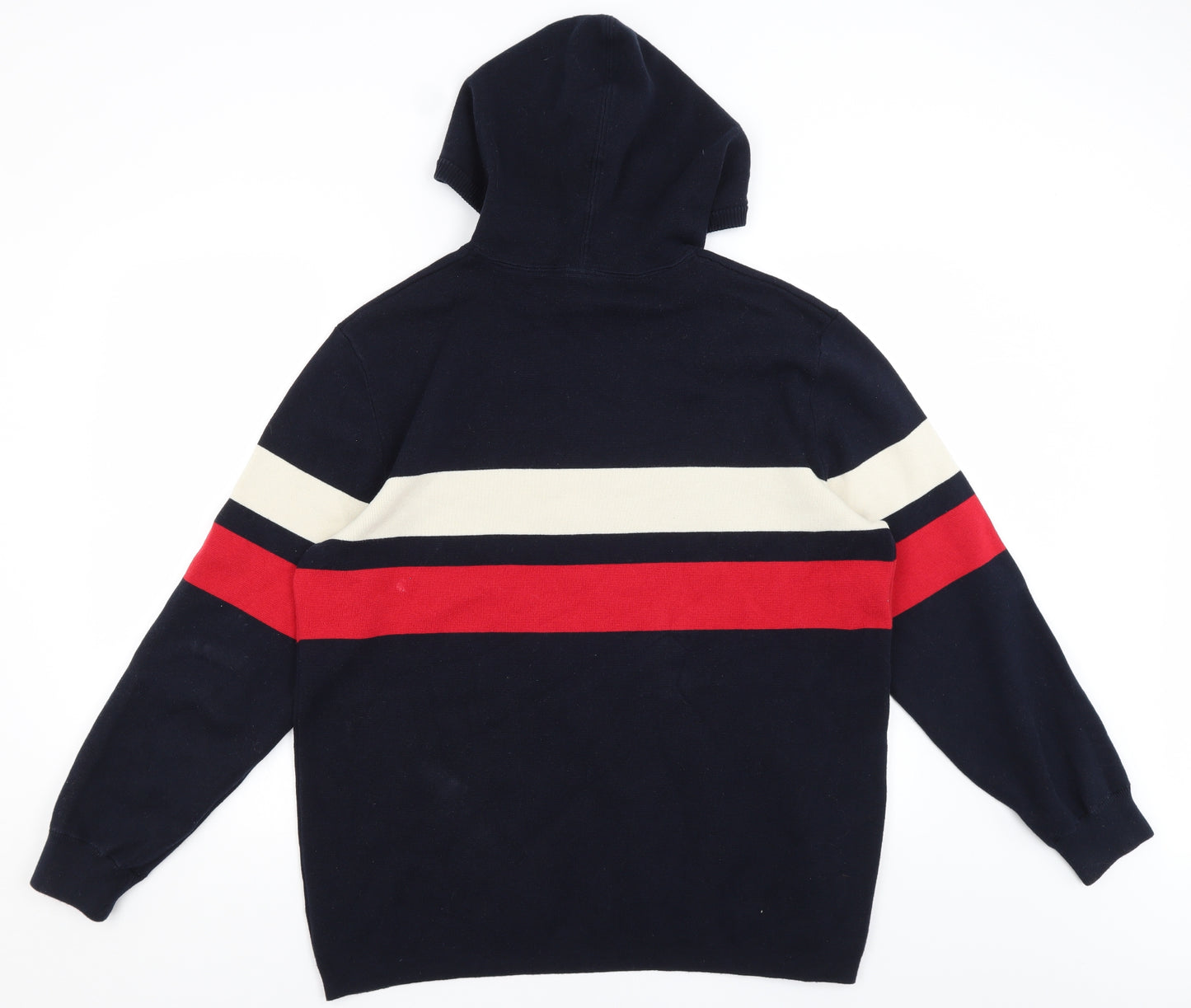 H&M Mens Black   Pullover Hoodie Size L