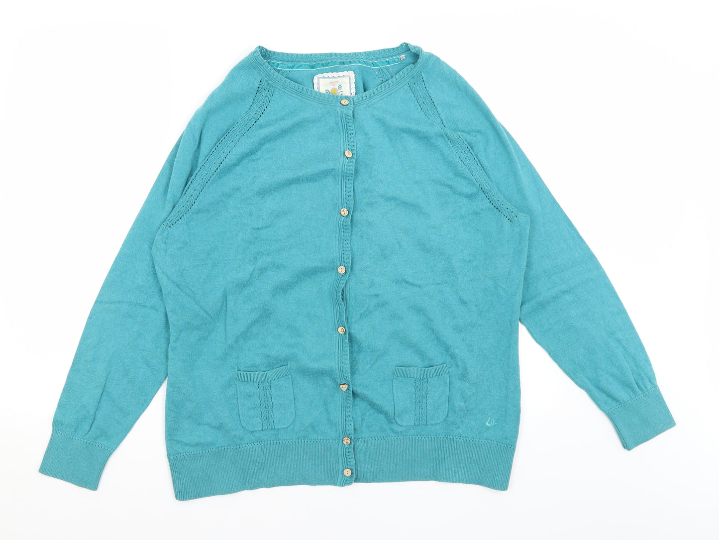 Manataray Womens Blue   Cardigan Jumper Size 20