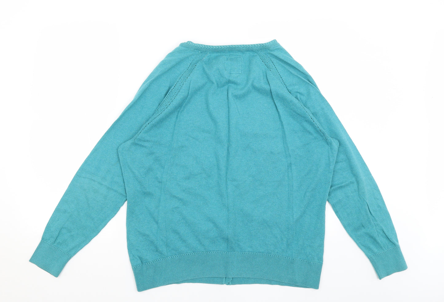 Manataray Womens Blue   Cardigan Jumper Size 20