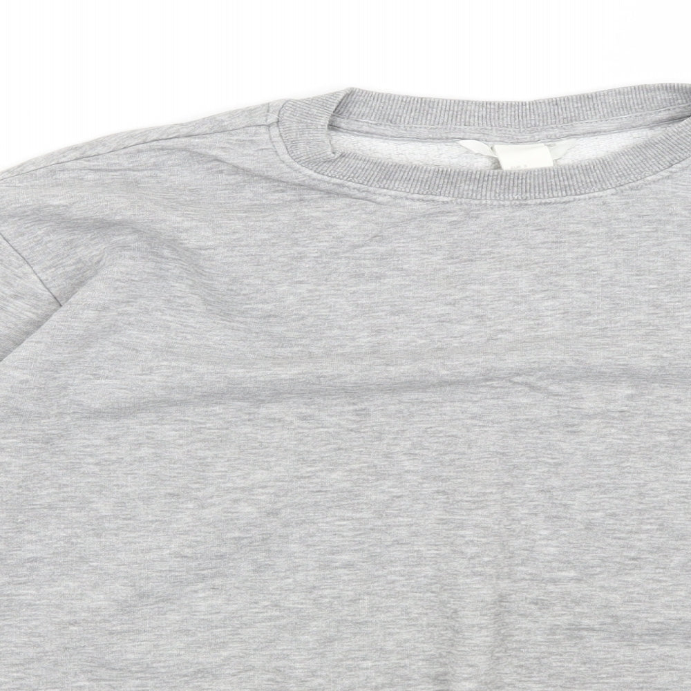 H&M Mens Grey   Pullover Jumper Size S