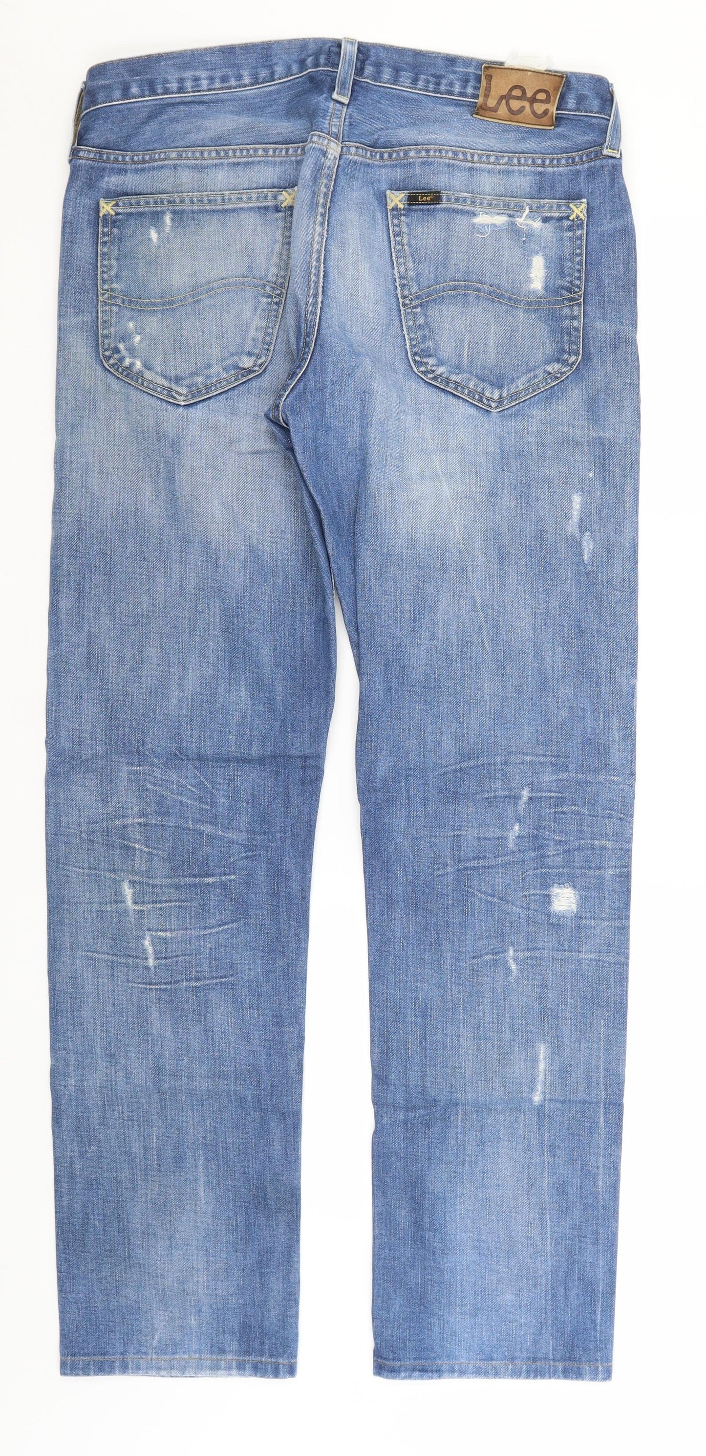 Lee Mens Blue   Straight Jeans Size 33 in L31 in