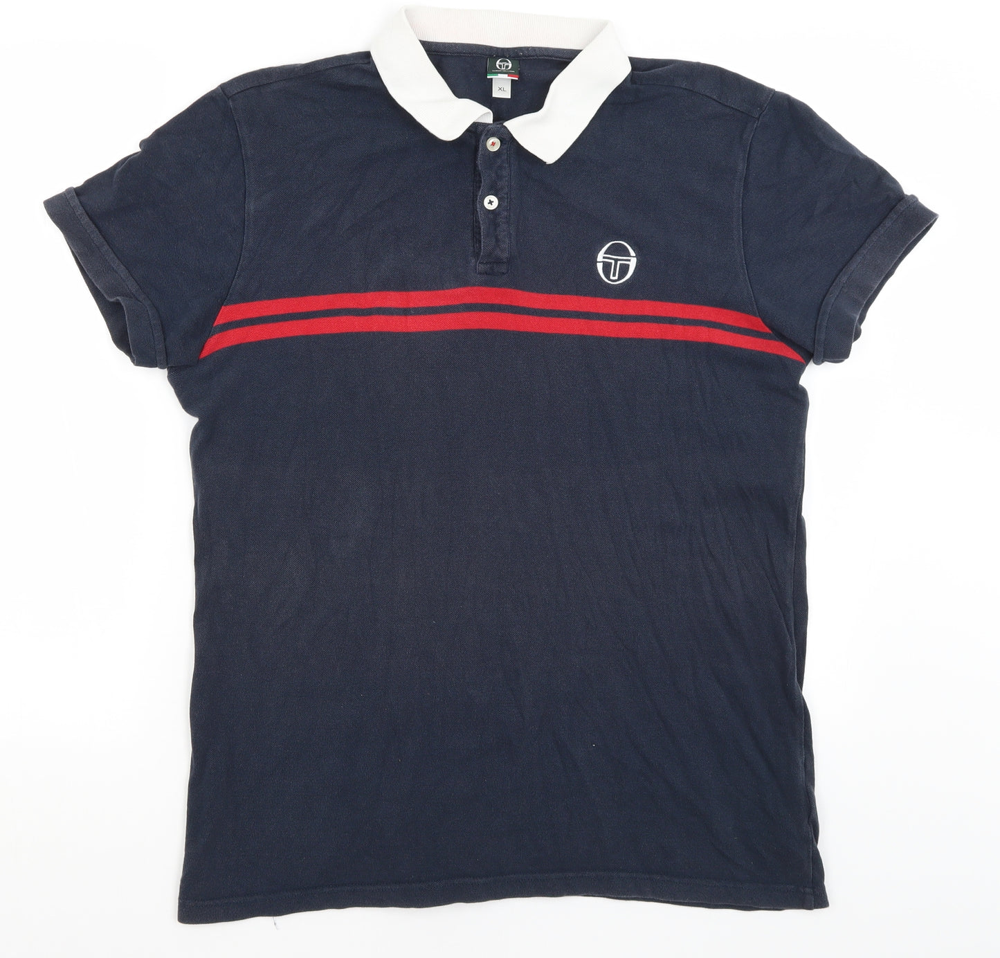 Sergio Tacchini Mens Blue    Polo Size XL