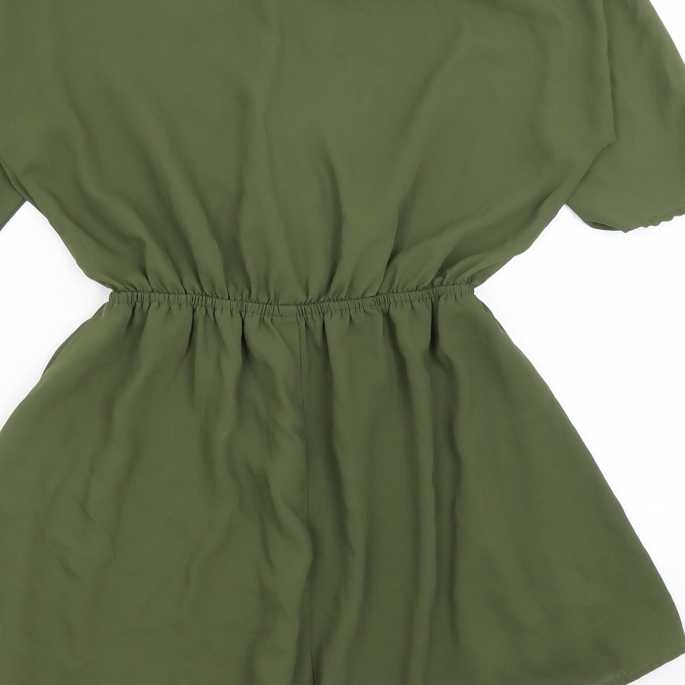 Love and Other Things Womens Green   Romper One-Piece Size M