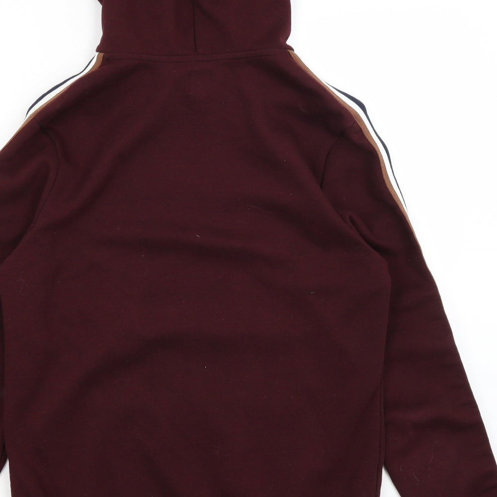 River Island Mens Red   Pullover Hoodie Size S
