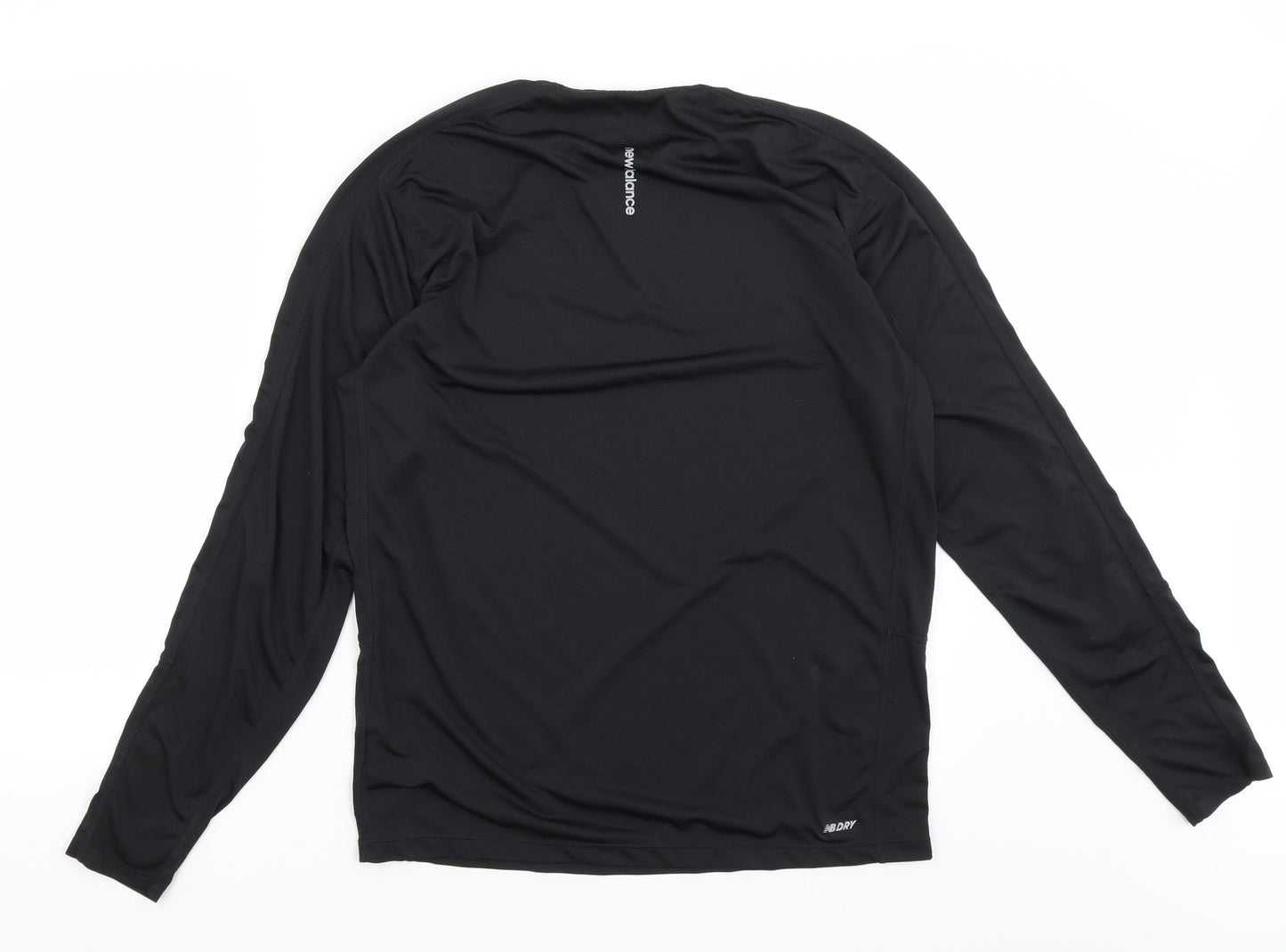 New Balance Mens Black   Basic T-Shirt Size M