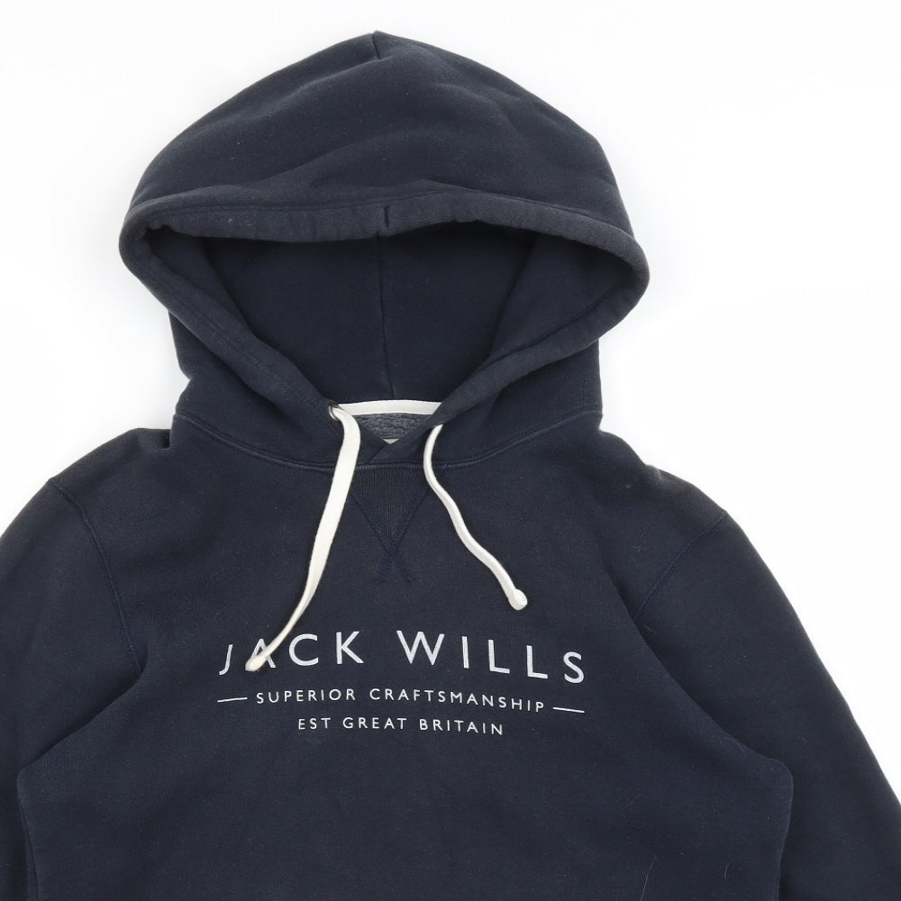 Jack Wills Mens Blue   Pullover Hoodie Size XS