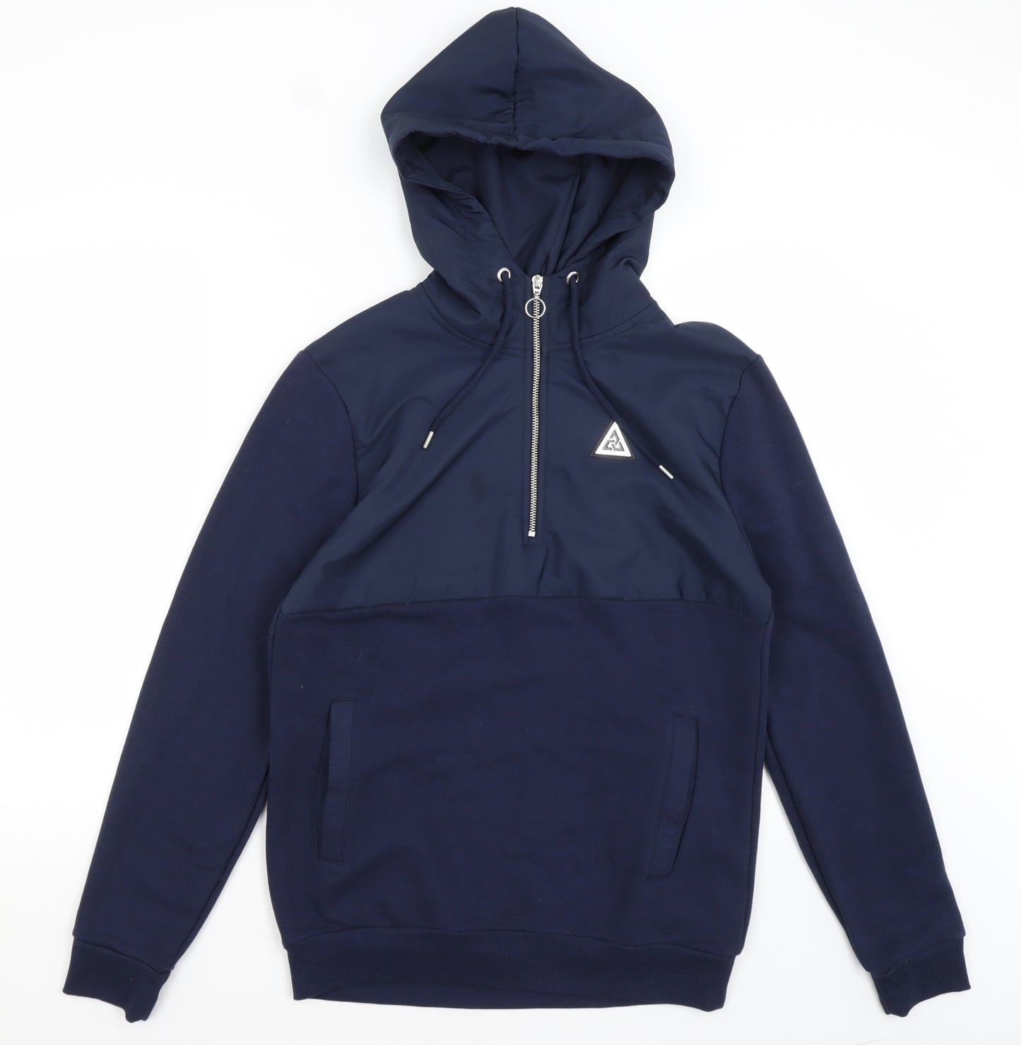 River Island Mens Blue   Pullover Hoodie Size S