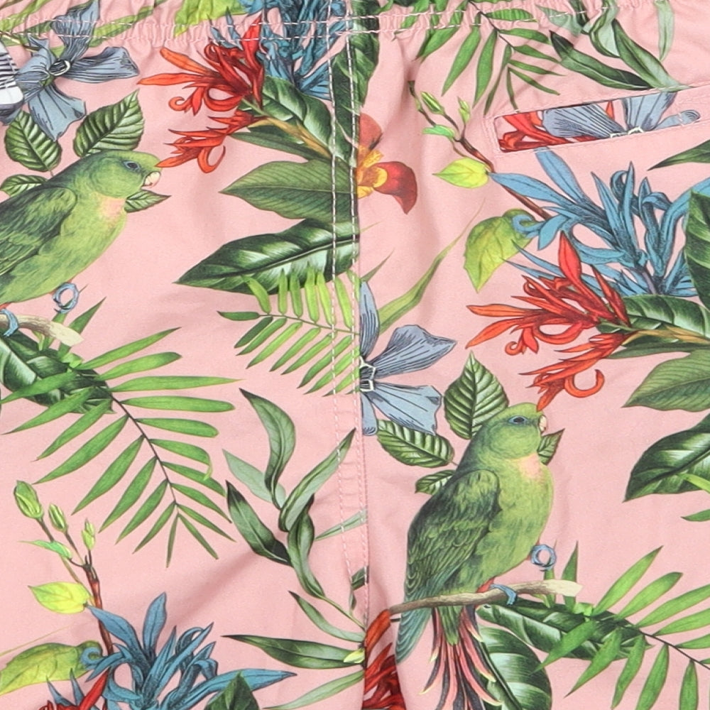 Primark Mens Pink Floral  Athletic Shorts Size XS