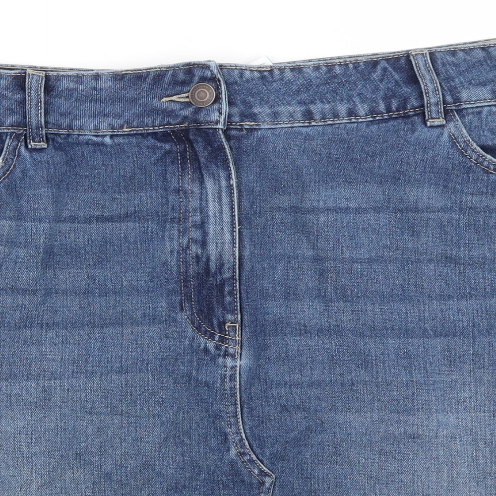 NEXT Womens Blue   A-Line Skirt Size 18