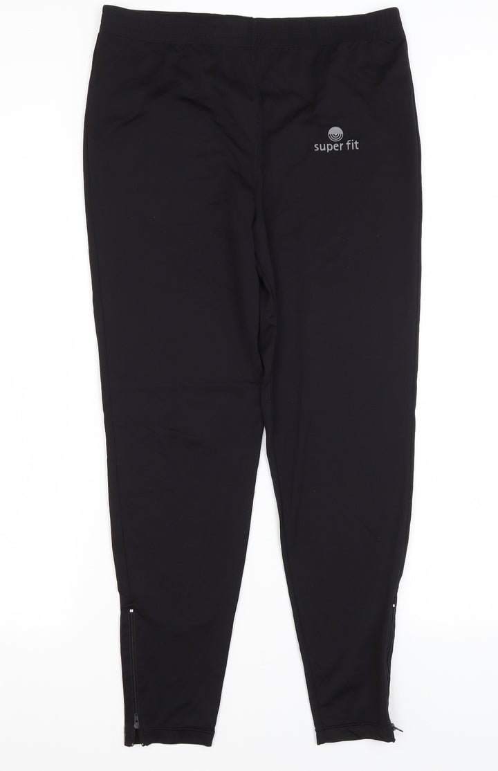 Superfit Womens Black   Capri Trousers Size L L27 in