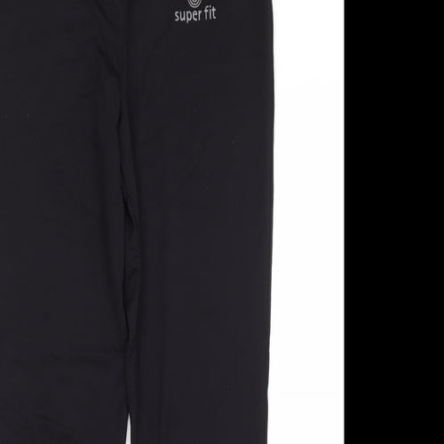 Superfit Womens Black   Capri Trousers Size L L27 in