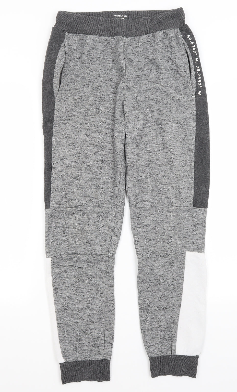 Primark Boys Grey   Jogger Trousers Size 14-15 Years