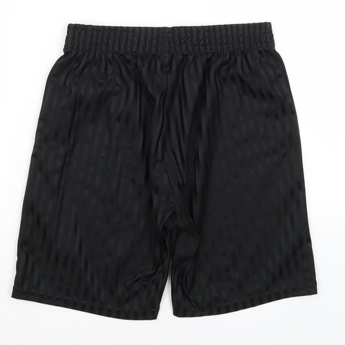 F&F Boys Black Striped  Bermuda Shorts Size 13-14 Years