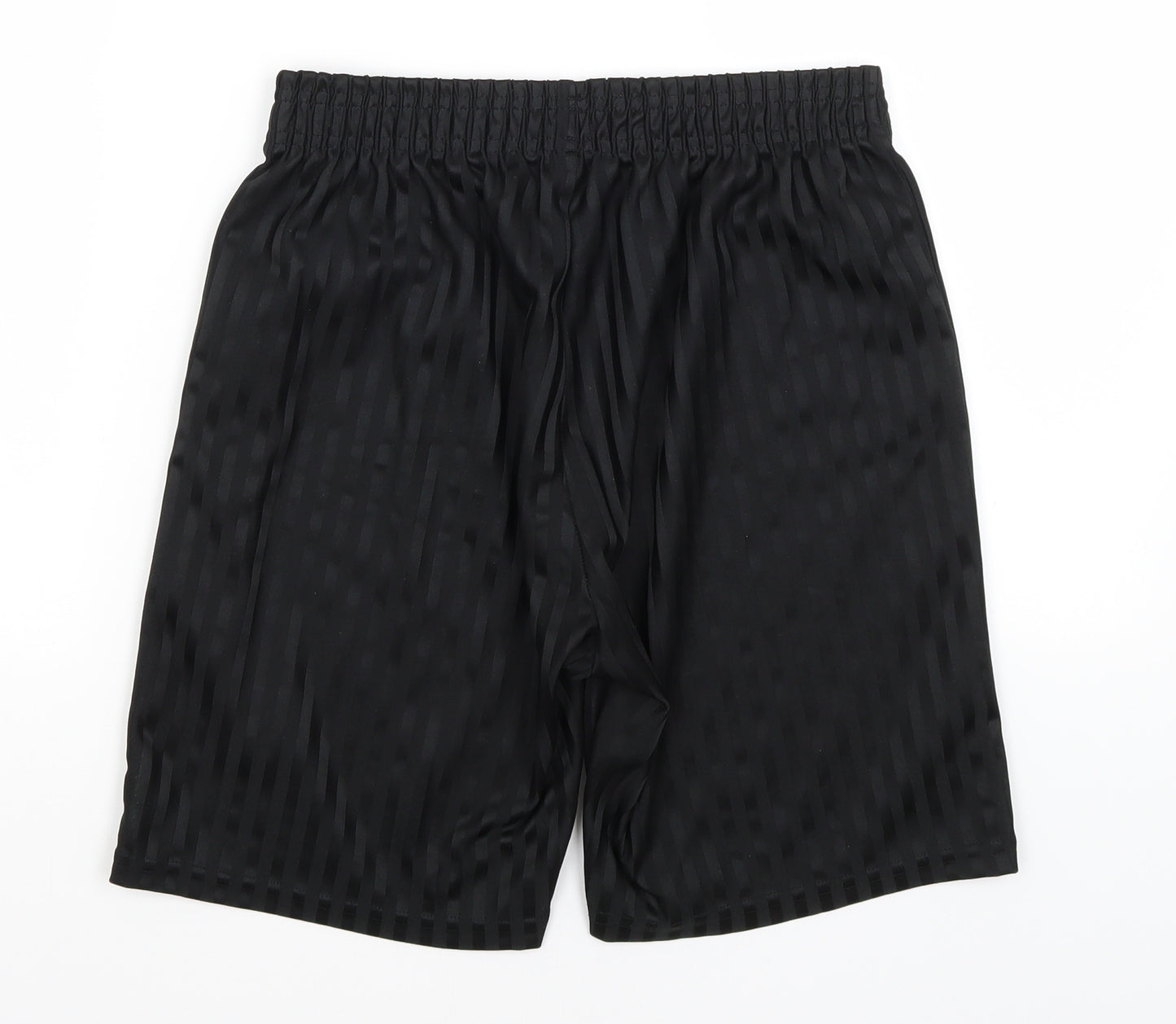 F&F Boys Black Striped  Bermuda Shorts Size 13-14 Years