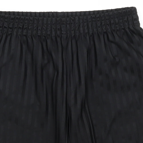 F&F Boys Black Striped  Bermuda Shorts Size 13-14 Years