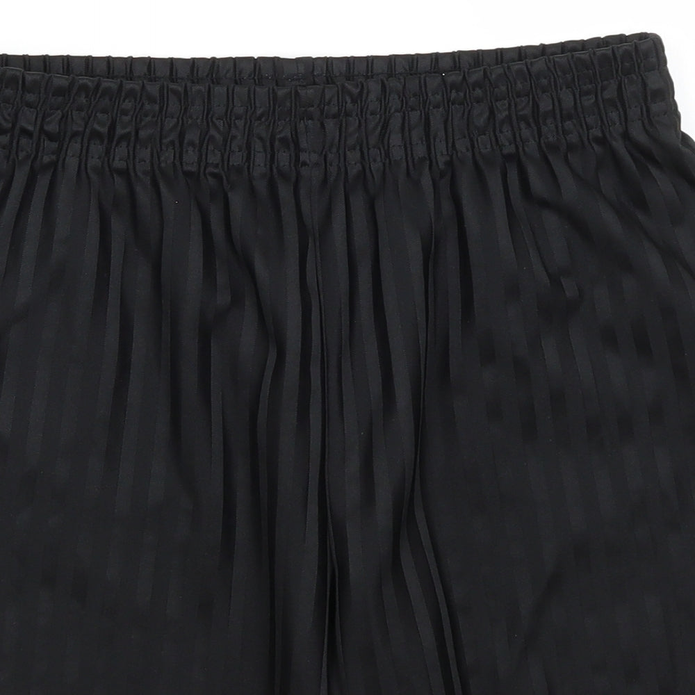F&F Boys Black Striped  Bermuda Shorts Size 13-14 Years