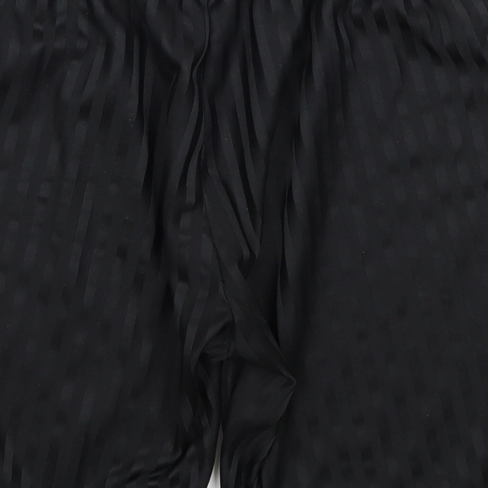 F&F Boys Black Striped  Bermuda Shorts Size 13-14 Years