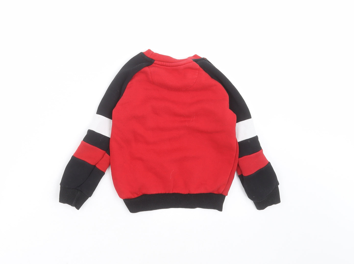 Primark Boys Red   Pullover Sweatshirt Size 3-4 Years  - awesome