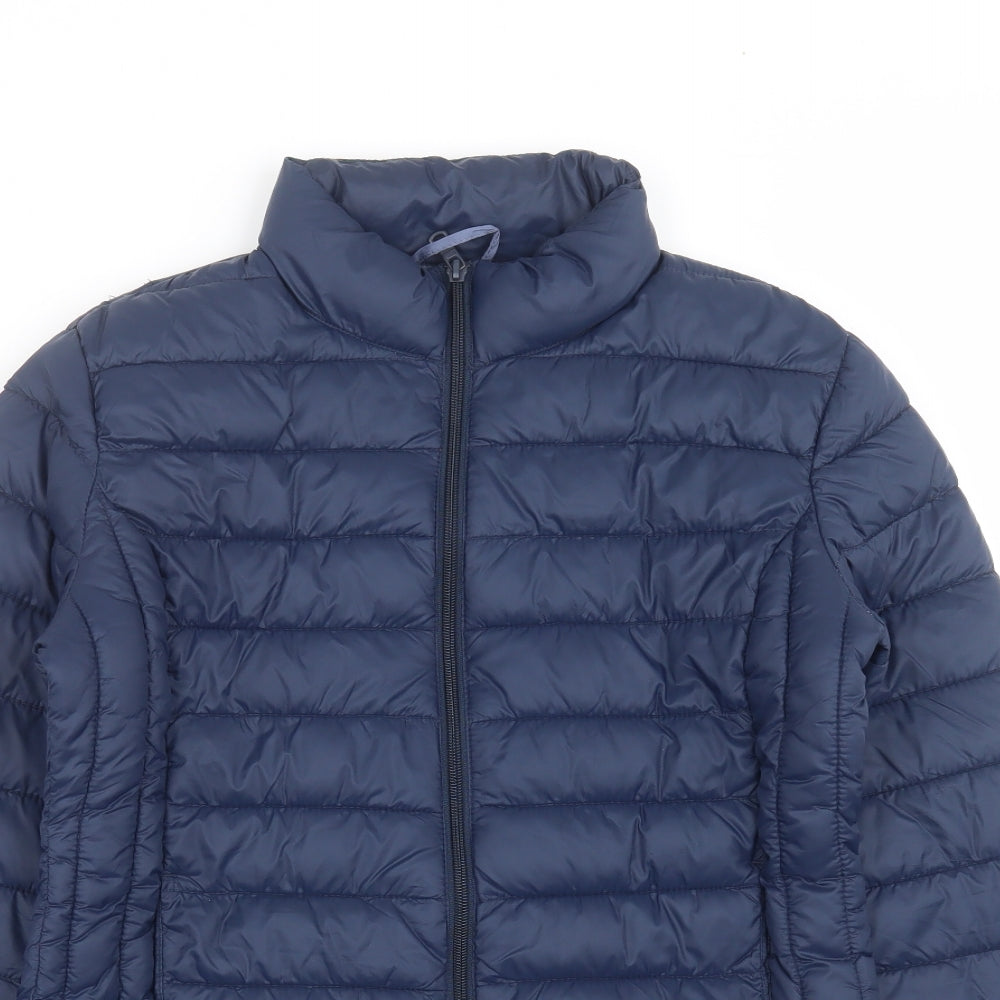 Primark Womens Blue   Puffer Jacket Jacket Size S  - Packable