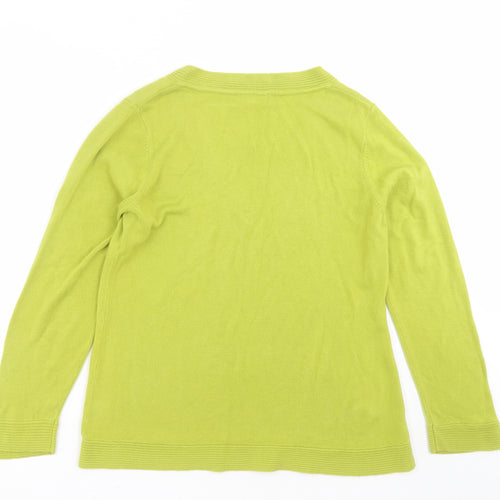Marks and Spencer Womens Green  Knit Pullover Jumper Size 20