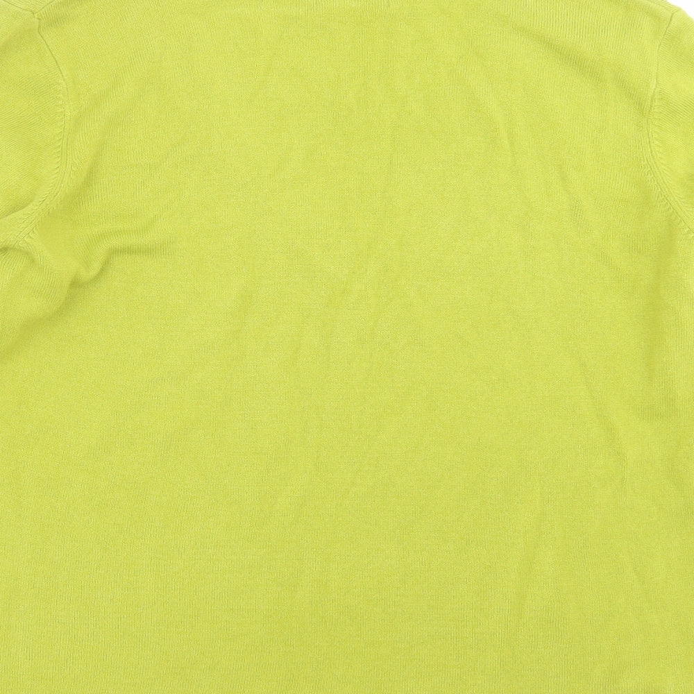 Marks and Spencer Womens Green  Knit Pullover Jumper Size 20
