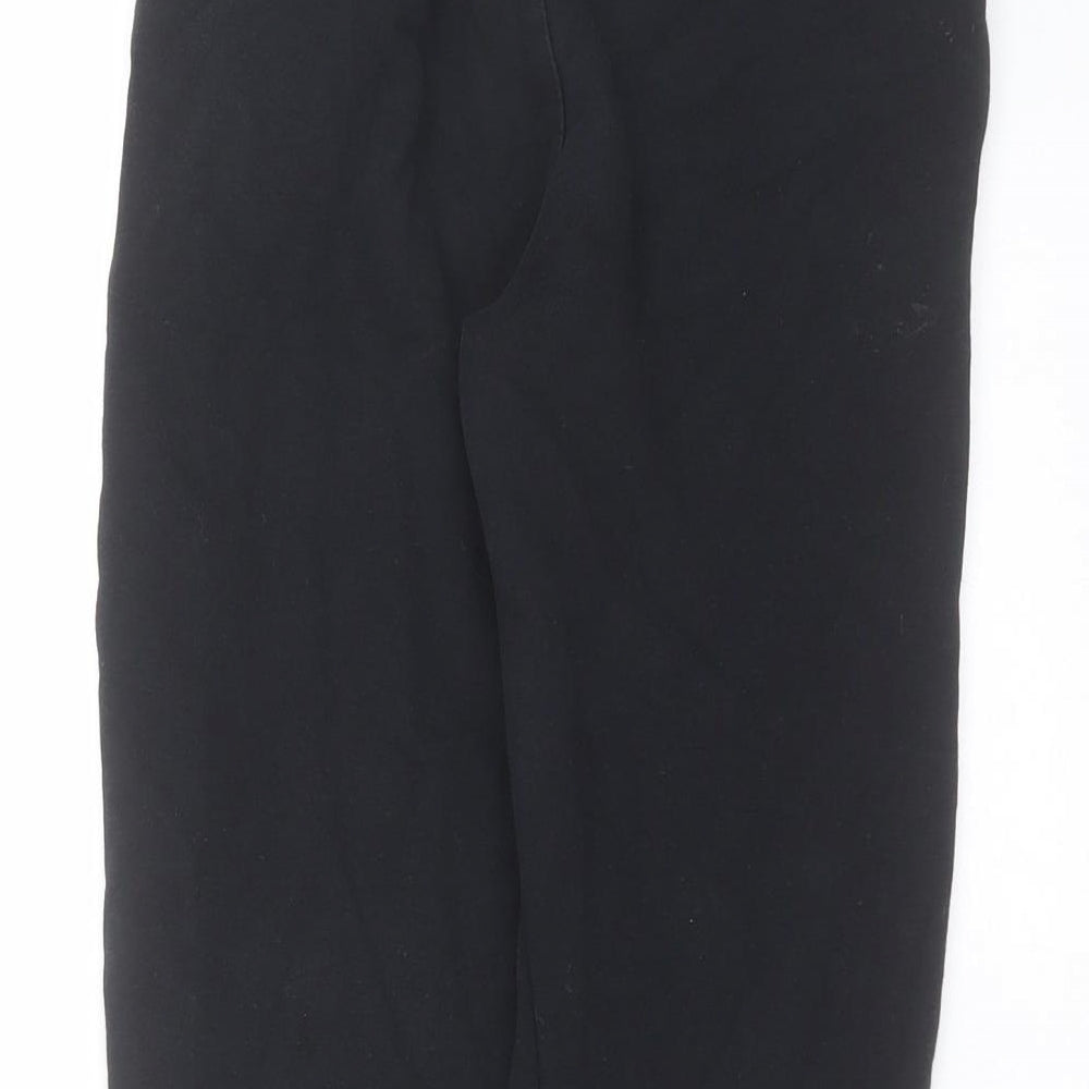 George Boys Black   Jogger Trousers Size 7-8 Years