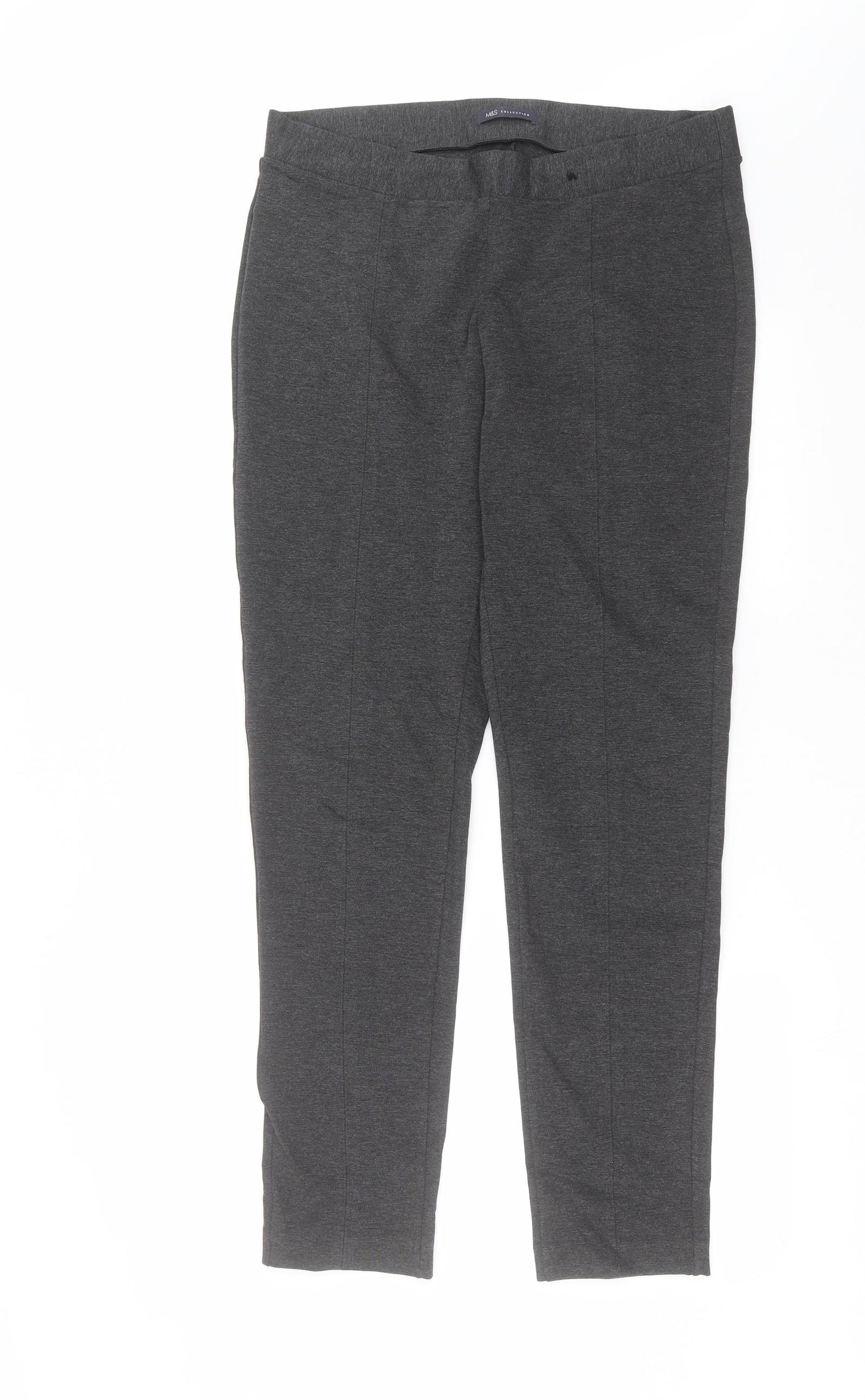 Marks and Spencer Womens Grey   Trousers  Size 16 L31 in